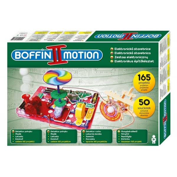 Boffin II 165 MOTION elektronikus építőkészlet (GB4013) (GB4013)