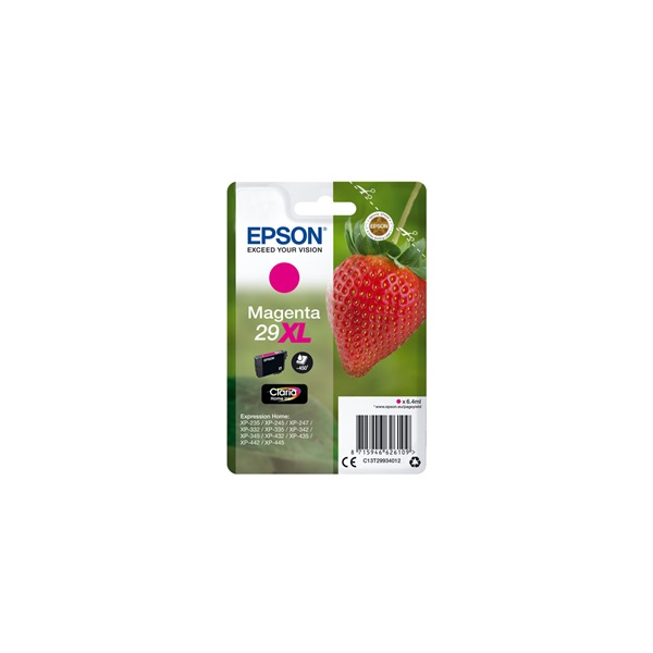 Epson Strawberry C13T29934012 blækpatron 1 stk Original Højt (XL) udbytte Magenta