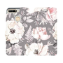 Flip mobile phone case Huawei Y6 Prime 2018 - MX06S Flowers on grey background
