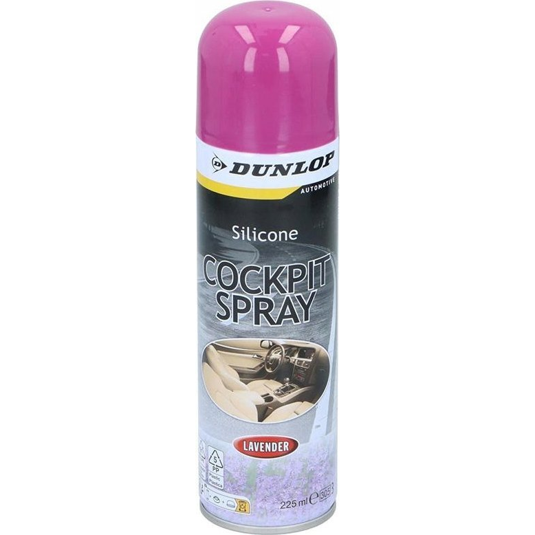 Műszerfalápoló spray 225ml levendula Dunlop Vehicle (871125225504)