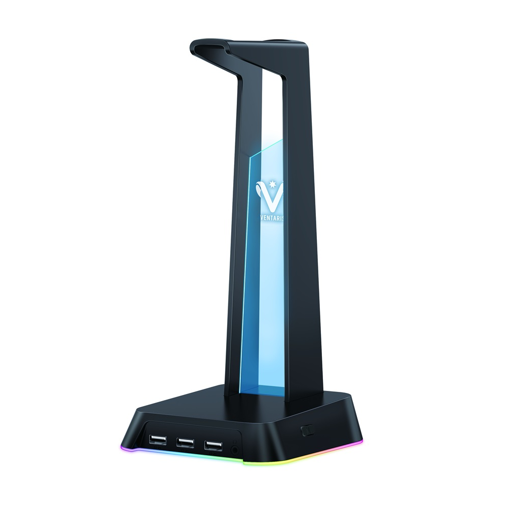 Ventaris GHSO-10 gamer Fejhallgató Állvány - Fekete (GHSO-10)