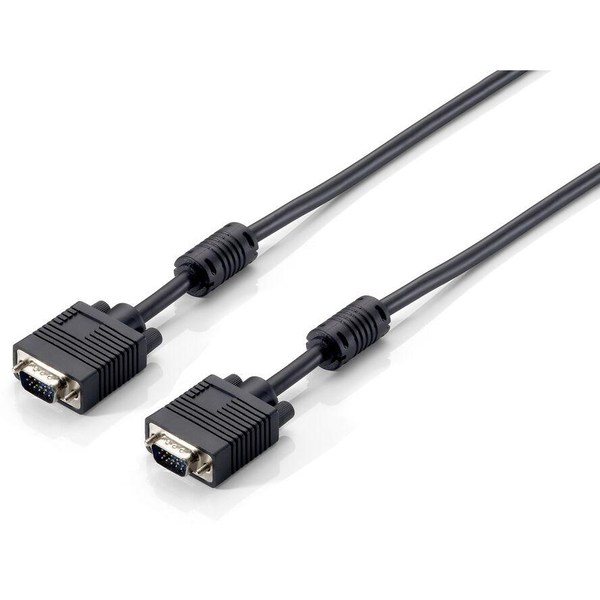 Equip 118813 VGA kabel 8 m VGA (D-Sub) Sort