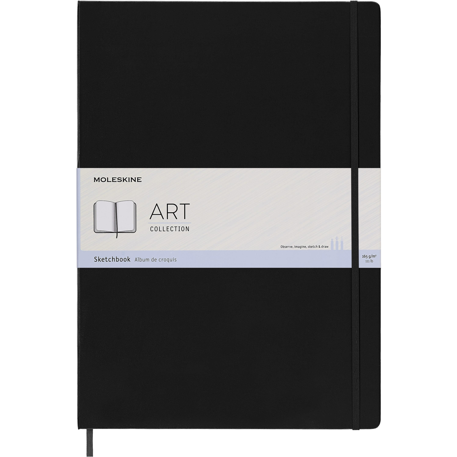 MOLESKINE A3, kemény kötés, fekete (ARTBF851)