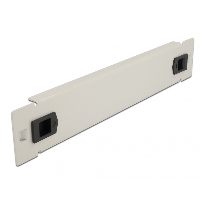 Delock 10 hálózati cabinet zárt fedéllel eszközmentes 1U szürke (66629) (66629)