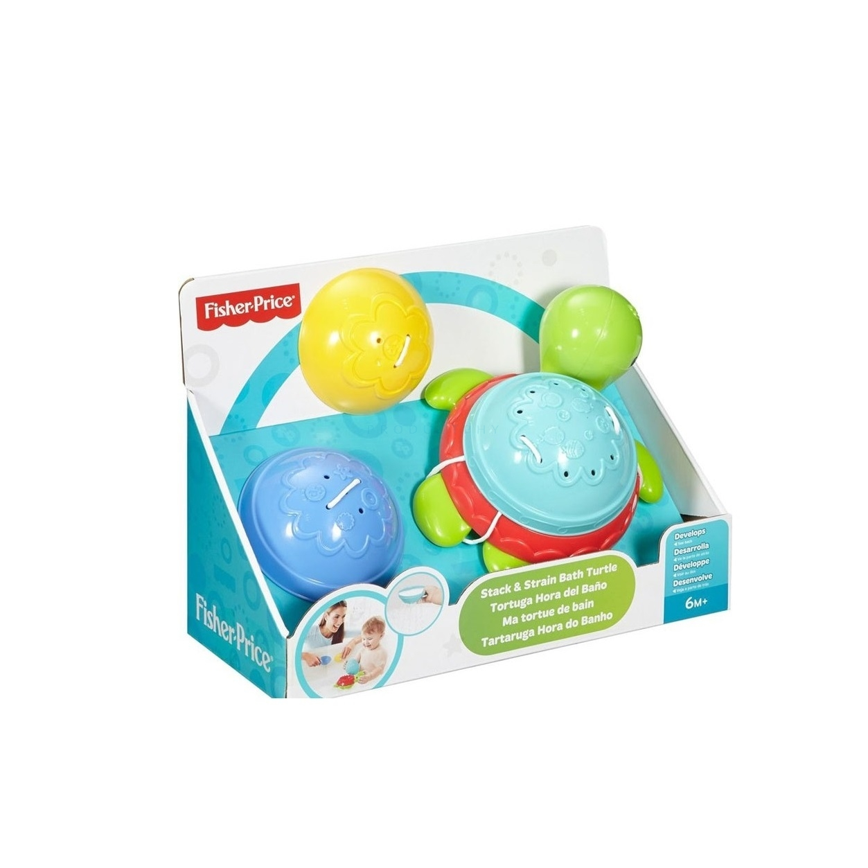 Fisher-Price Everything Baby DHW16 fürdőszobai játék és matrica Állat fürdőjáték Többszínű (887961219456)