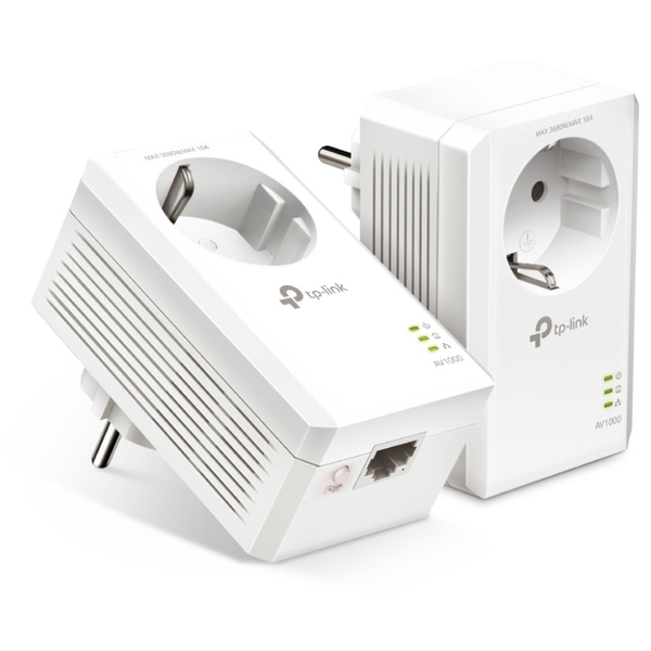 TP-Link TL-PA7017P KIT PowerLine-netwerkadapter 1000 Mbit/s Ethernet LAN Wit 2 stuk(s)