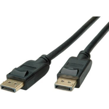 ROLINE-GREEN DP kabel v.1.4 (HBR3, 8K@30Hz), DP(M)- DP(M), TPE, černý, 1m