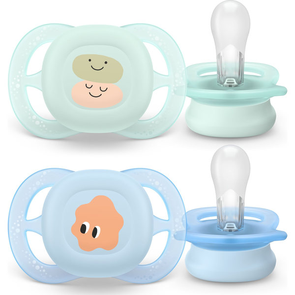 Philips AVENT SCF075/04 ciuccio per bambino Ciuccio classico Ortodontico Silicone Multicolore
