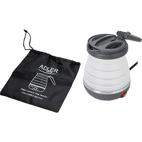Rychlovarná konvice ADLER AD 1370 UK 750 W 0,6 l šedá