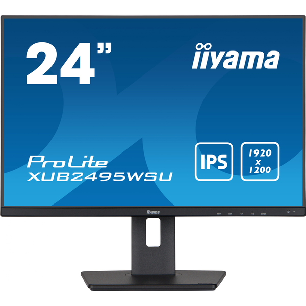 iiyama ProLite XUB2495WSU-B5 LCD monitor 61,2 cm (24.1") 1920 x 1200 px WUXGA Čierna