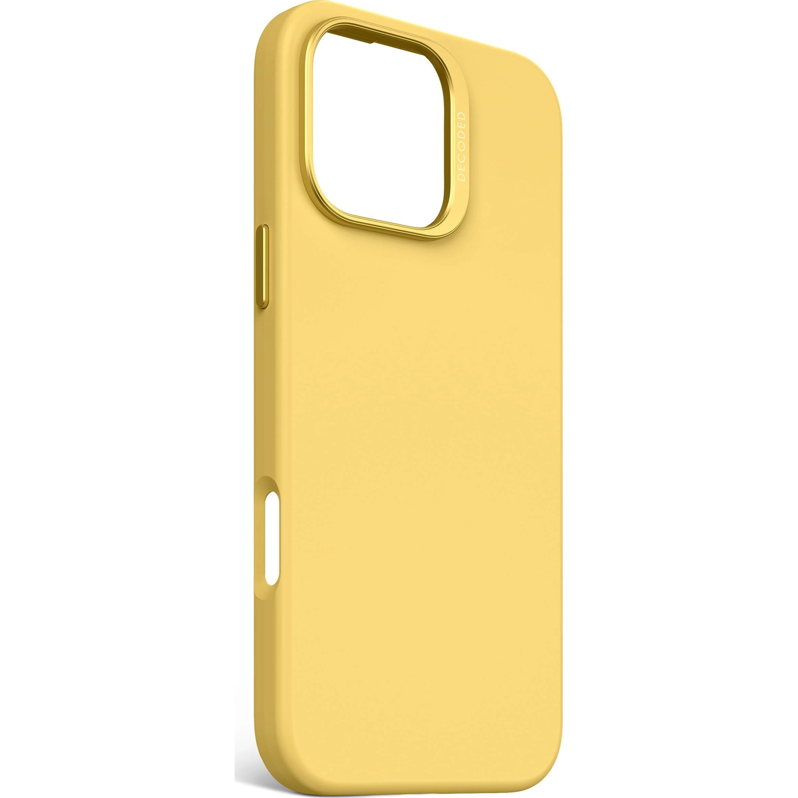 Decoded Antimicrobial Silicone Backcover Magsafe-Kompatibilis Tok iPhone 16 Pro Max - Sárga (D25IPO16PMBCS9PN)