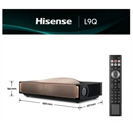 Hisense L9Q Projector met ultrakorte projectieafstand 5000 ANSI lumens UHD 4K (3840x2160) 3D Brons