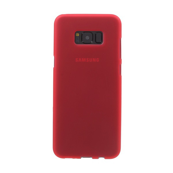Szilikon telefonvédő (matt) PIROS [Samsung Galaxy S8 Plus (SM-G955)] (5996457692880)