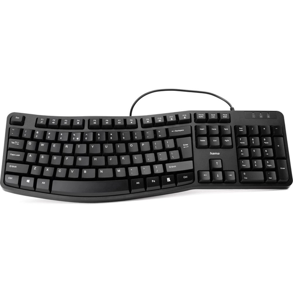 Drátová klávesnice HAMA EKC-400 černá