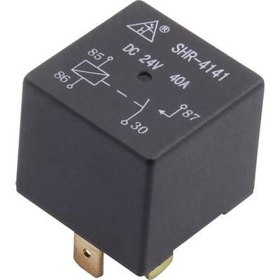 Nyák relé 12 V/DC 10 A 1 záró TRU COMPONENTS LS-T73 SHD-12VDC-F-A 4pin 1 db (1433305)