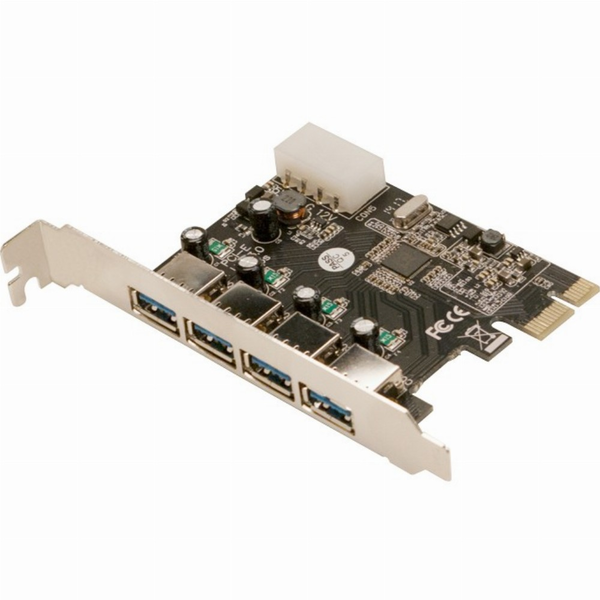 PCIExpress card USB-A 3.0 (4xe) LogiLink