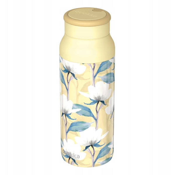 Botella Térmica Quokka Echo Magnolia Con Asa De Silicona 690ml