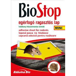 BIOSTOP egérfogó ragasztós lap mini (5997378710288)