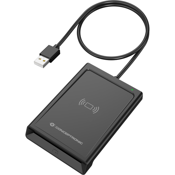 Conceptronic BIAN11B leitor de smart card Interior USB USB 2.0 Preto