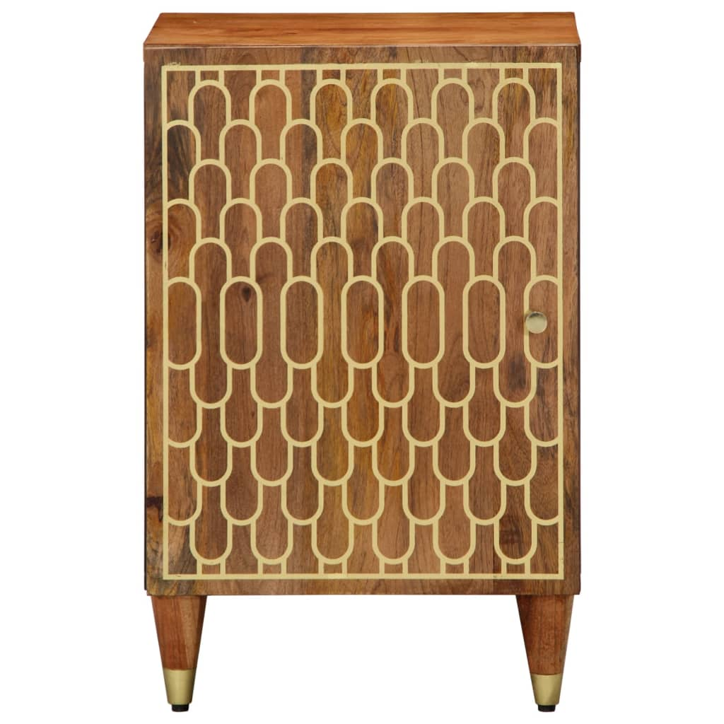 tömör mangófa fürdőszobaszekrény 38 x 33 x 58 cm (358305)