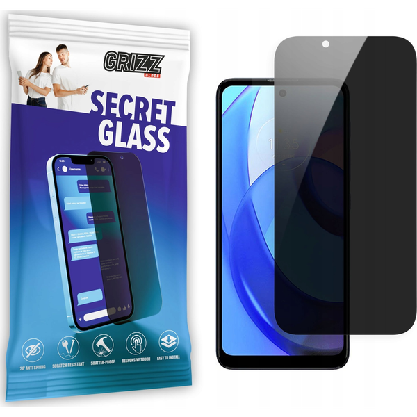  GrizzGlass Szkło prywatyzujące GrizzGlass SecretGlass Motorola Moto E30