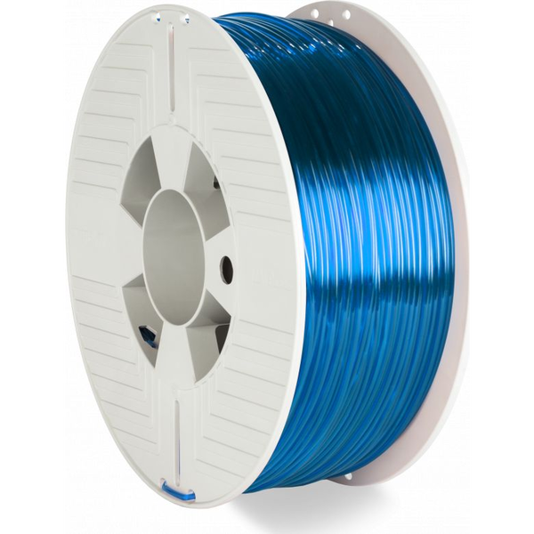 Verbatim 55064 3D-printmateriaal Polyethyleentereftalaatglycol (PETG) Blauw, Transparant 1 kg