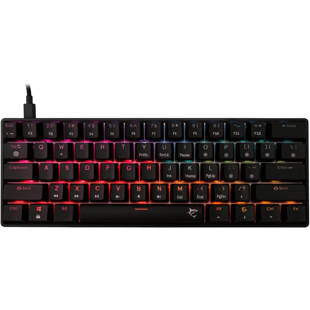 White Shark SHINOBI-2 B/R-HU Black (WS GK-004113B/R-HU)