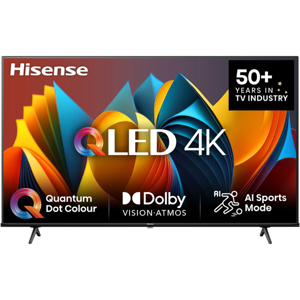 QLED televize 43 palců 4K UHD HISENSE 43E7NQ SMART TV WIFI BLUETOOTH VIDAA