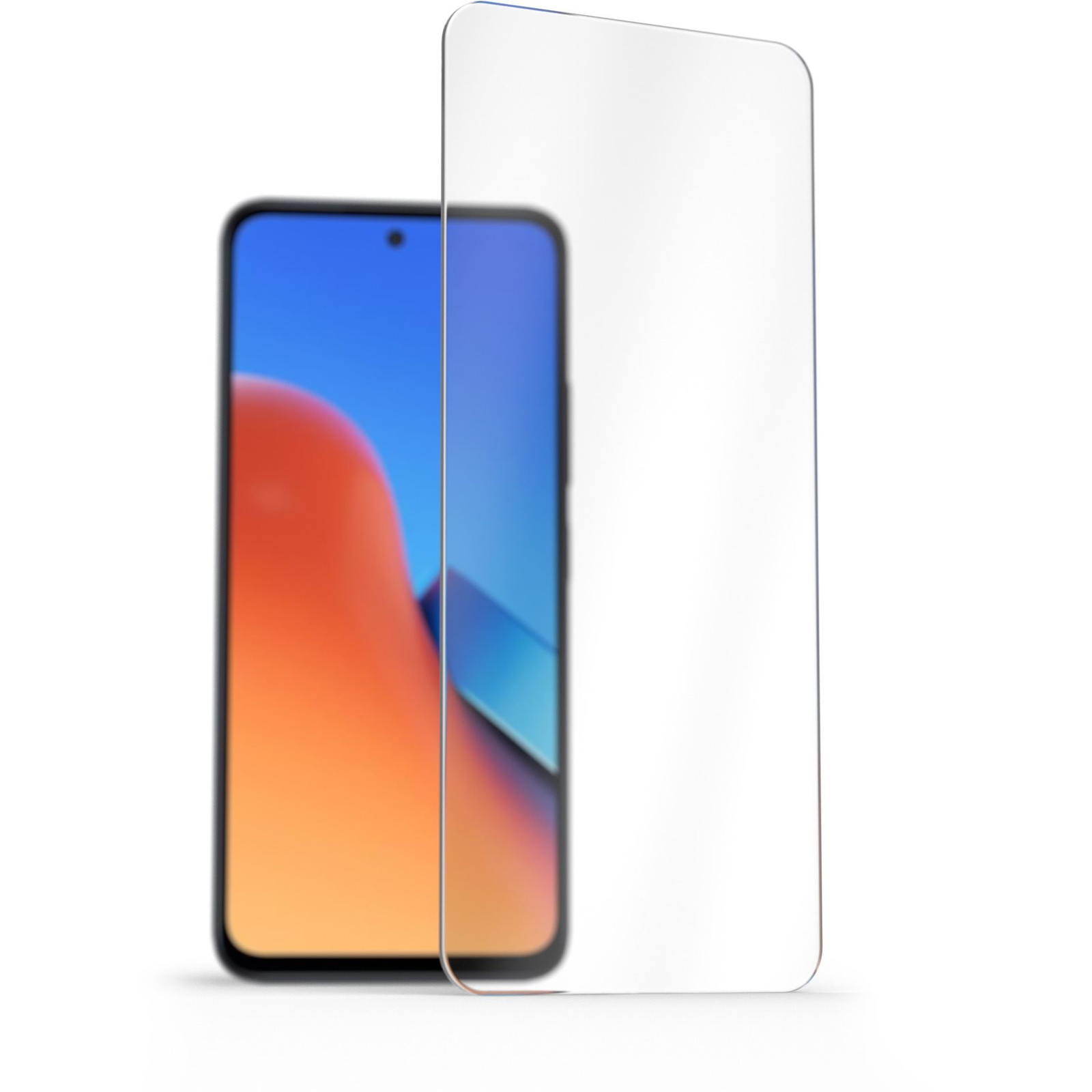 AlzaGuard Case Friendly Glass Protector Xiaomi Redmi 12 2.5D üvegfólia (AGD-TGF210)