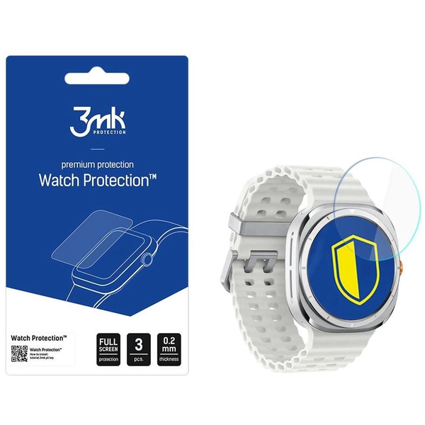 3MK Watch Protection FlexibleGlass Garmin Fenix 8 Amoled 43mm üvegfólia - hibrid