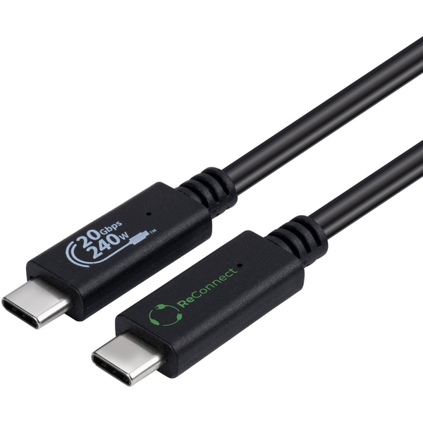 Microconnect ECO-USB3.2CC1.5 cavo USB USB 3.2 Gen 2x2 1,5 m USB C Nero