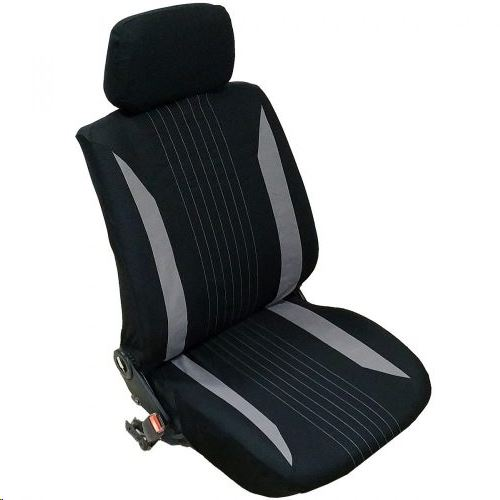 Homasita 56CS1624 8 részes szövet üléshuzat fekete-szürke színű (56CS1624)