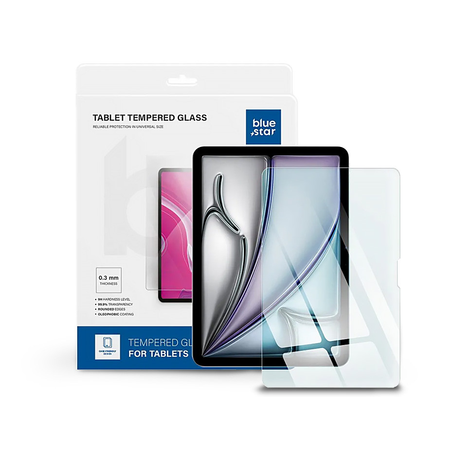 Bluestar 9H Tempered Glass - Apple iPad Air 11 (2024) üvegfólia - 1 db/cs (HF299858)