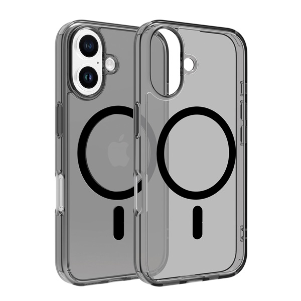Dviced DV511013 MagSafe iPhone 16 füst/fekete hátlap (DV511013)