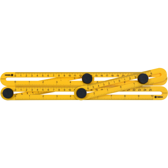 Vorel 240mm szögmérő járólapozáshoz ABS (18470) (18470)