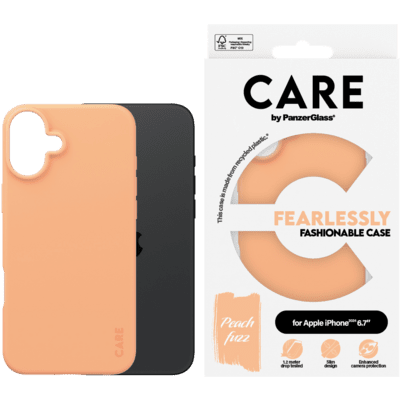 PanzerGlass Care Fashion Colors Apple iPhone 16 Plus Telefon tok - Barack (1411)