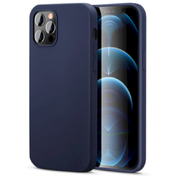 Fusion Elegance Fibre Protect Apple iPhone 13 Mini Szilikon Tok - Kék