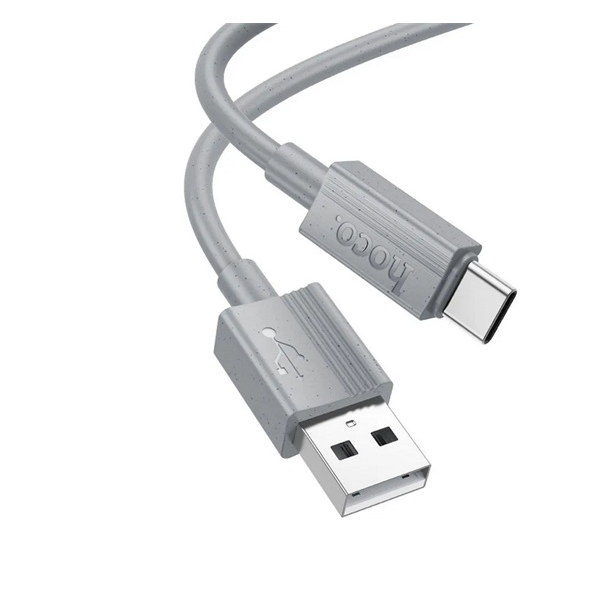 Kábel Hoco USB - USB typ C 1 m sivý
