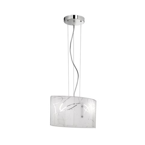 Trio 304400201 Spirelli 40W fehér függesztett lámpatest (t304400201)