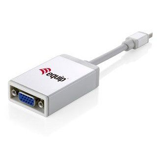 Equip 133432 προσαρμογέας καλωδίου βίντεο 0,17 m Mini DisplayPort VGA Μαύρος (Μαύρο)