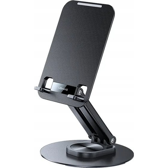 Stojan na stôl USAMS pre telefón/tablet 4,7-12 palcov, čierny