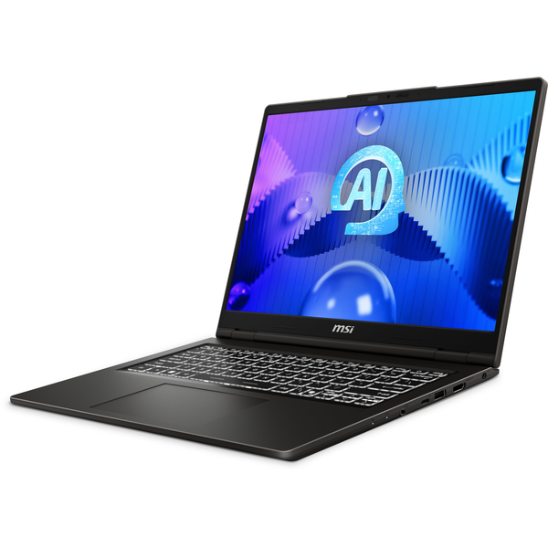 MSI Venture 14 AI A1MG-008NL Intel Core Ultra 7 155H Portátil 35,6 cm (14") 2K Ultra HD 16 GB DDR5-SDRAM 1 TB SSD Wi-Fi 6E (802.11ax) Windows 11 Home Gris