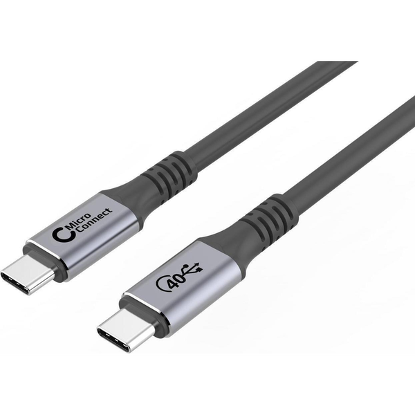 Microconnect USB4CC05 cavo USB USB4 Gen 3x2 0,5 m USB C 100 W Nero