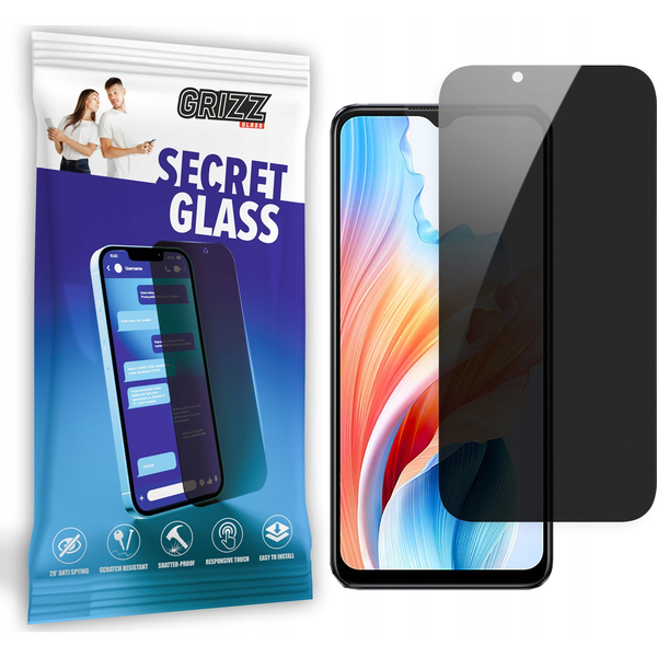  GrizzGlass Szkło prywatyzujące GrizzGlass SecretGlass do Oppo A2x