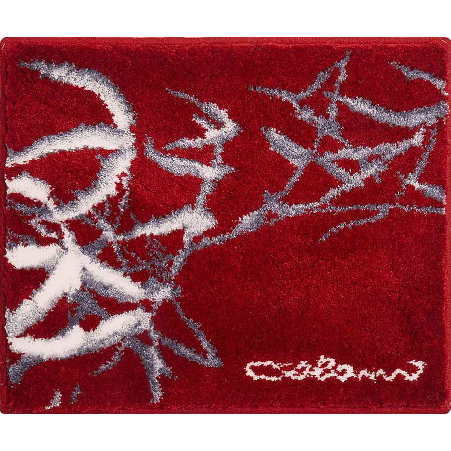 GRUND Colani 23 Fürdőszobai szőnyeg, kicsi, 50×60 cm, piros (B2611-076001007)