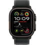 Apple Watch Ultra2 v2 Cellular, 49 mm, черен титаниев корпус, черна следа, M/L