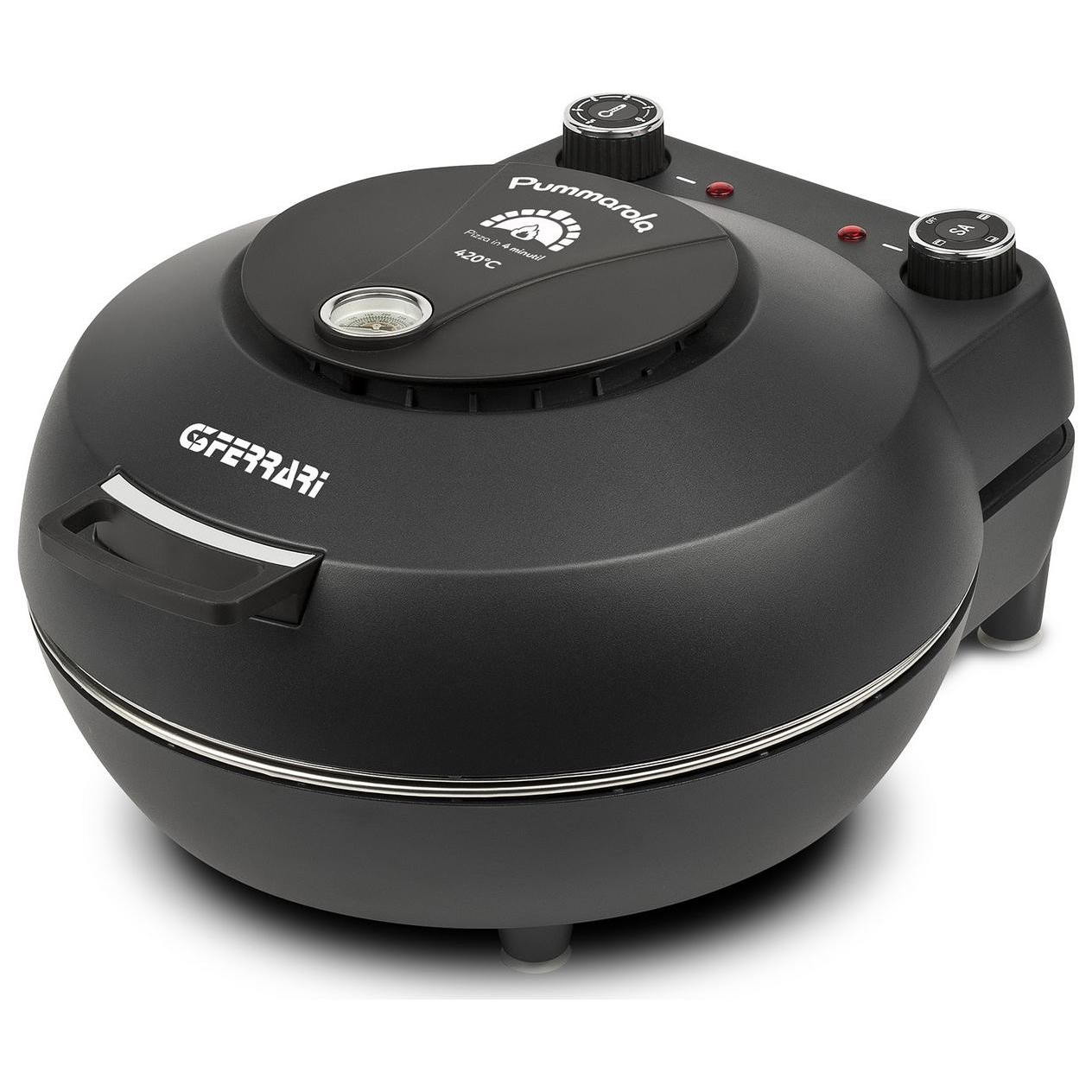 G3 Ferrari G1019900 Elektromos pizzasütő Ø 20cm 1200W - Fekete (G1019900 PUMMAROLA)