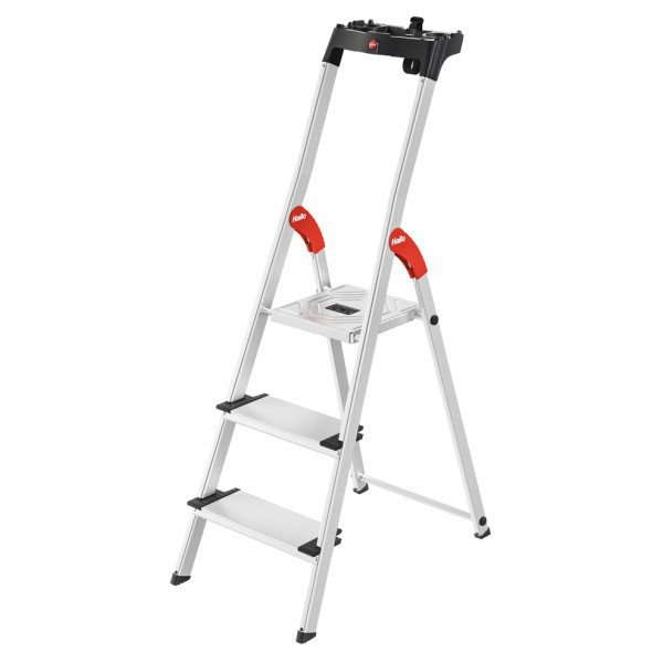 Hailo L80 ComfortLine 3 lépcsőfokos alumínium állólétra (4007126023926)