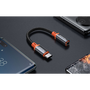 Mcdodo USB-C - mini jack 3.5mm audio adapter 0.11m fekete (CA-7561)