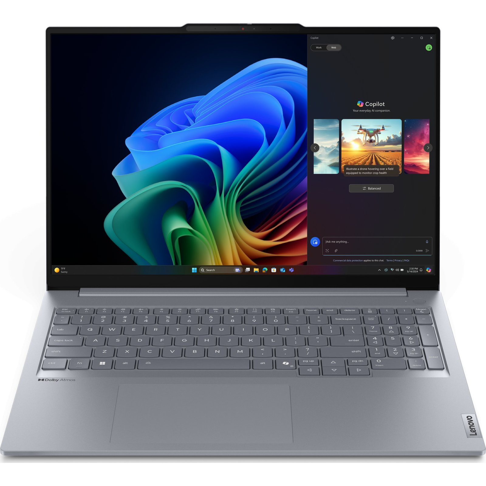 Lenovo ThinkBook 16 G7 QOY Qualcomm Snapdragon X1P-42-100 Laptop 40,6 cm (16